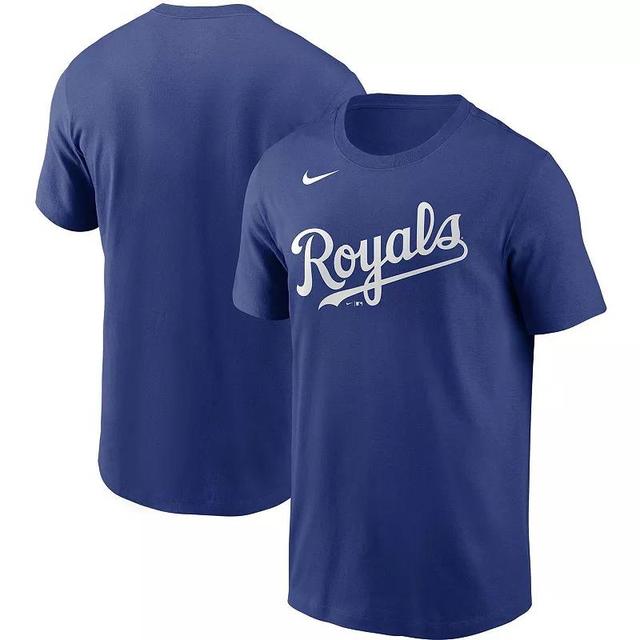 Mens Nike Royal Kansas City Royals Team Wordmark T-Shirt Product Image