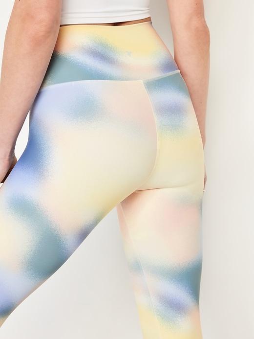 High-Waisted PowerSoft Crop Leggings Product Image