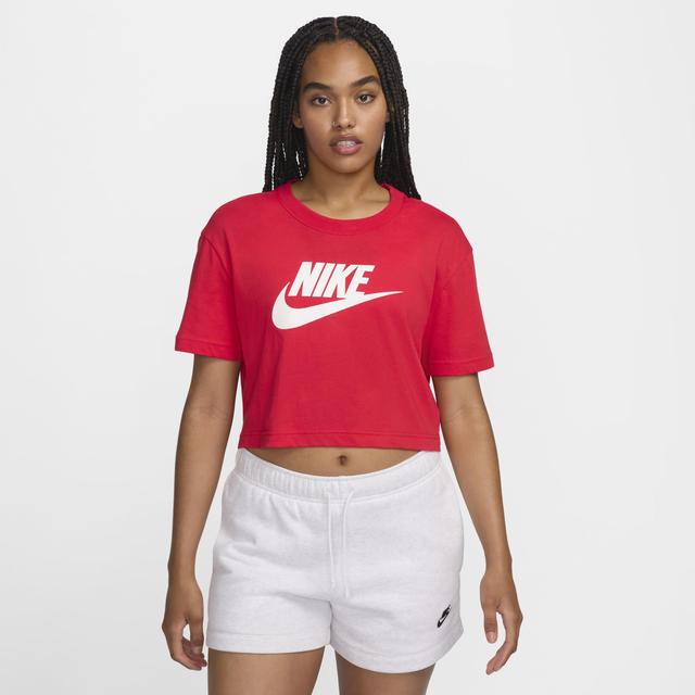 Womens Nike Sportswear Essential Cropped Logo T-Shirt Product Image