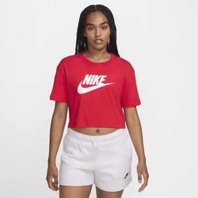 Nike Sportswear Essential Women's Cropped Logo T-Shirt Product Image