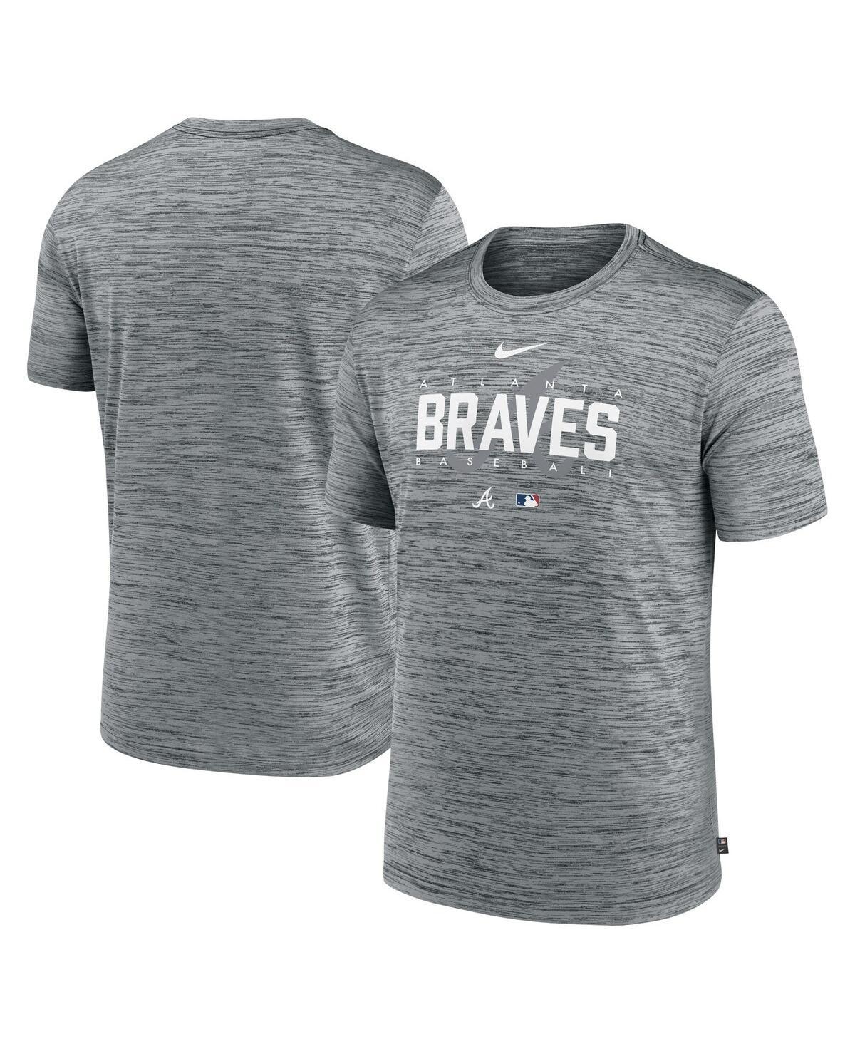 Mens Nike Heather Gray Toronto Blue Jays Authentic Collection Velocity Performance Practice T-shirt Product Image