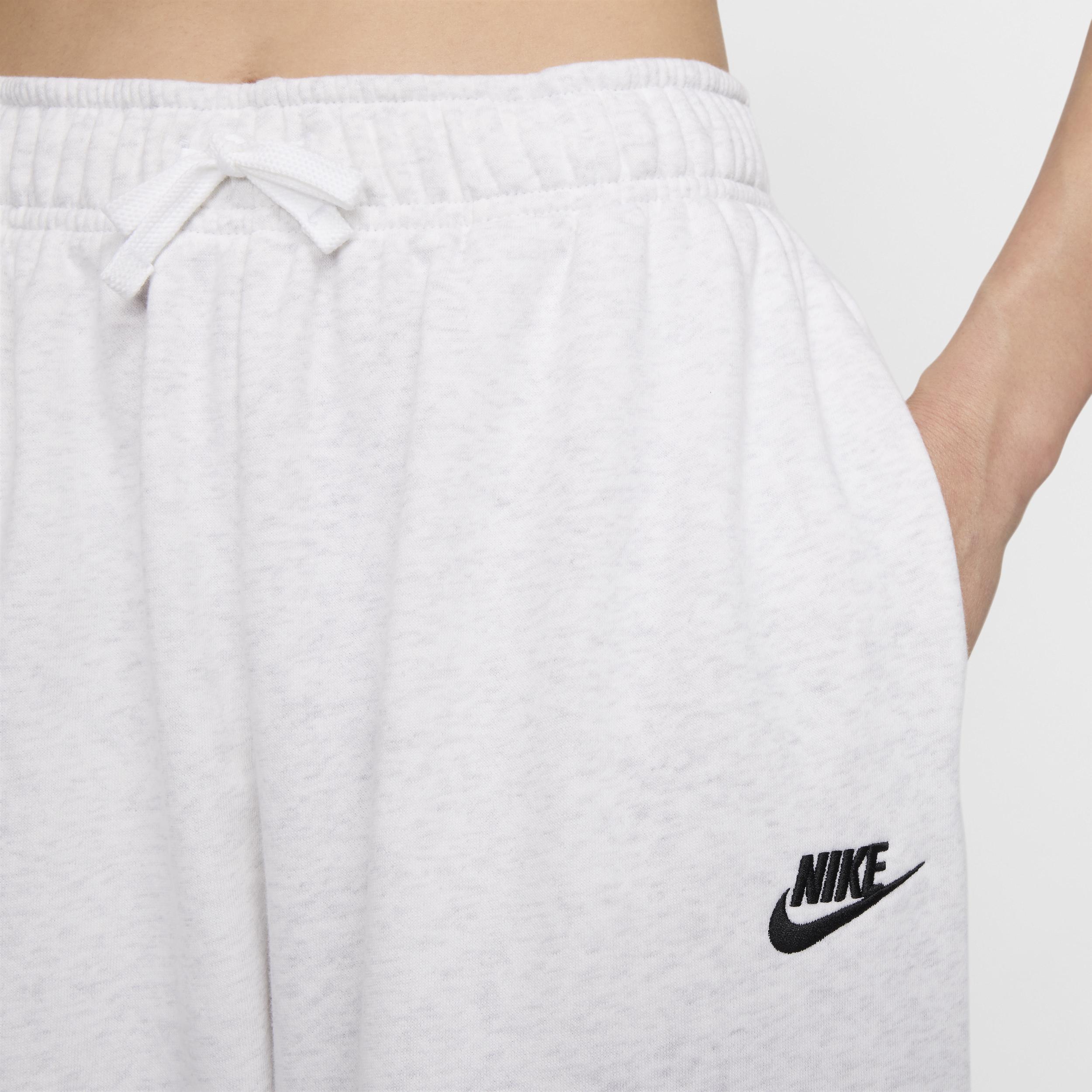 Womens Nike Sportswear Club Fleece Mid-Rise Oversized Sweatpants Product Image