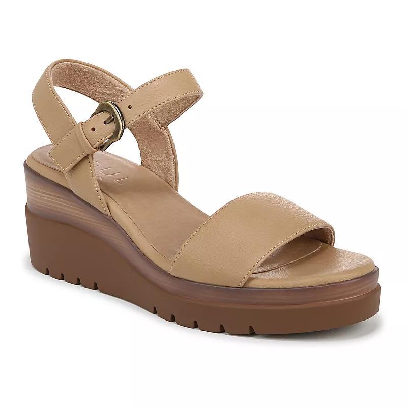 SOUL Naturalizer Graciela Womens Wedge Sandals Brown Product Image