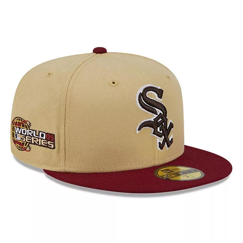 Mens New Era Vegas Gold Chicago White Sox/Cardinal 59FIFTY Fitted Hat Product Image