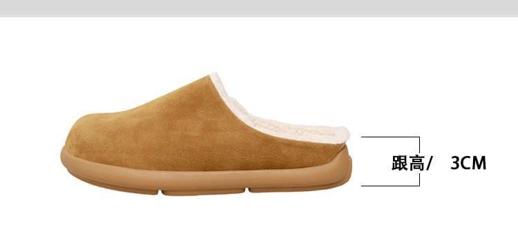 Plain Fleece Lined Mules Product Image