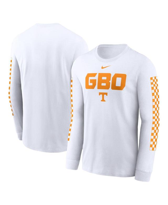 Nike Mens White Tennessee Volunteers Local Spirit Slogan Long Sleeve T-Shirt Product Image