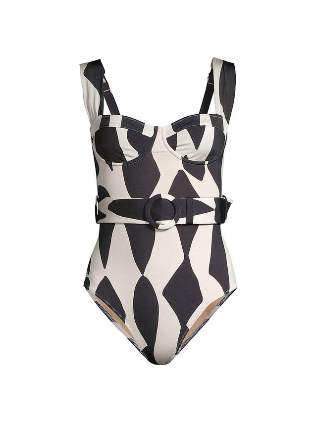 Womens Parker Belted One-Piece Swimsuit Product Image