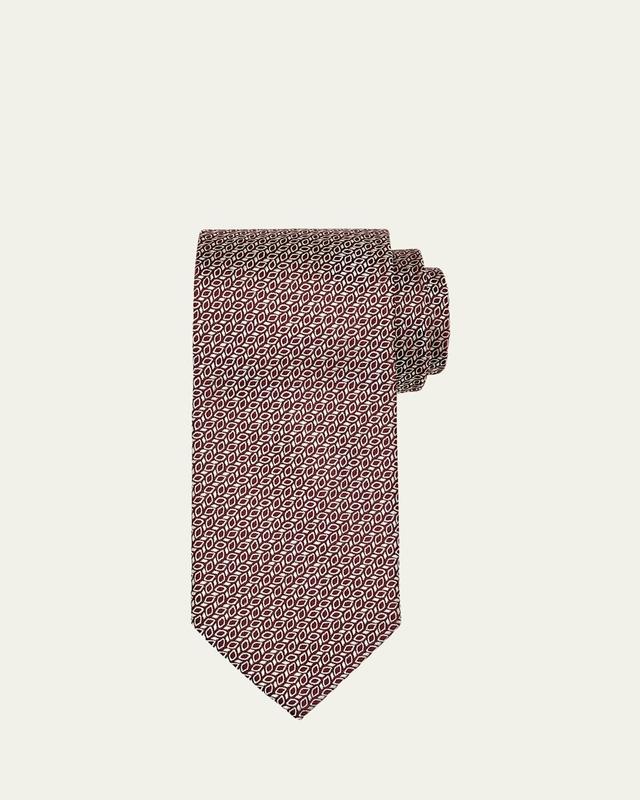 Mens Vine Woven Silk Tie Product Image