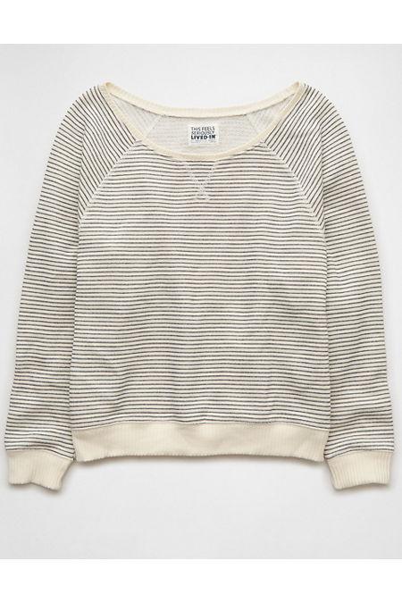 AE Oversized Off-The-Shoulder Sweatshirt Women's Product Image