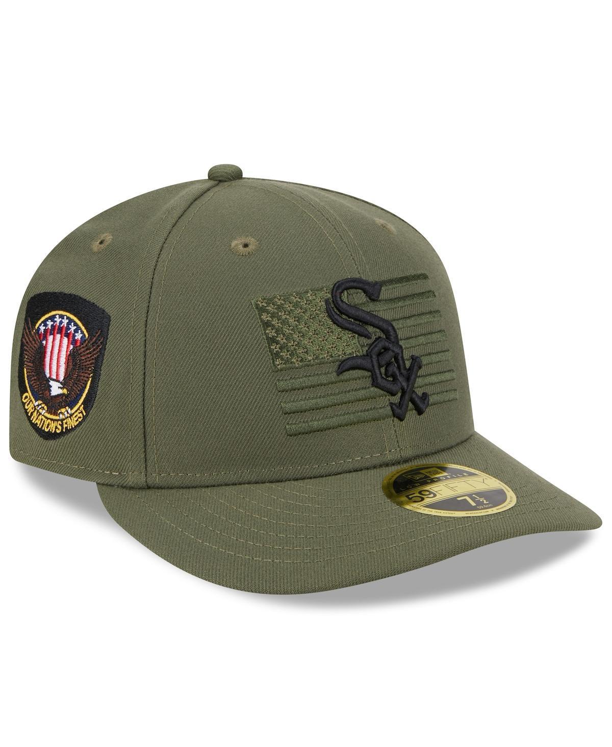 Mens New Era Green Chicago White Sox 2023 Armed Forces Day Low Profile 59FIFTY Fitted Hat Product Image