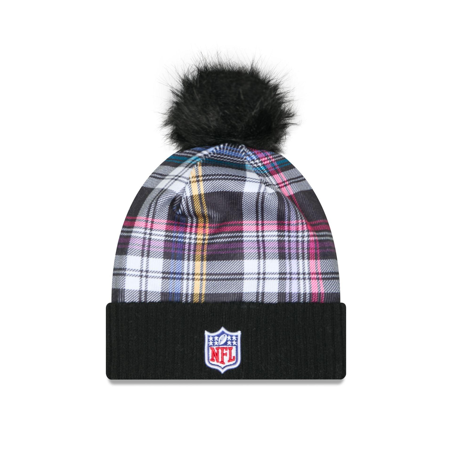 Pittsburgh Steelers 2024 Crucial Catch Women's Pom Knit Hat Female Product Image