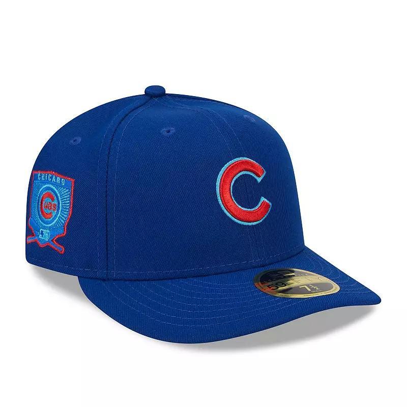 Mens New Era Royal Chicago Cubs 2023 MLB Fathers Day Low Profile 59FIFTY Fitted Hat Product Image