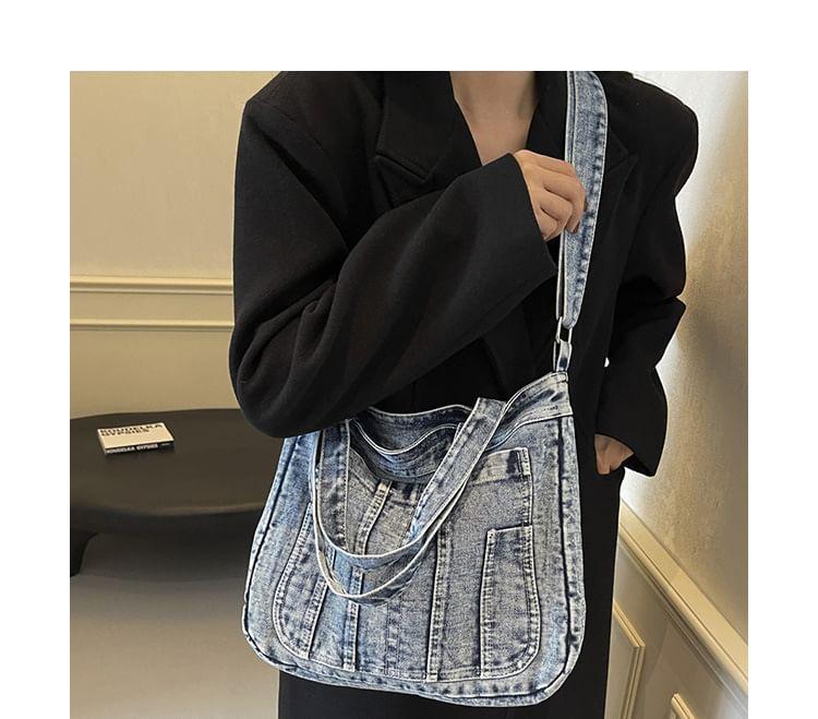 Washed Denim Crossbody Bag product image