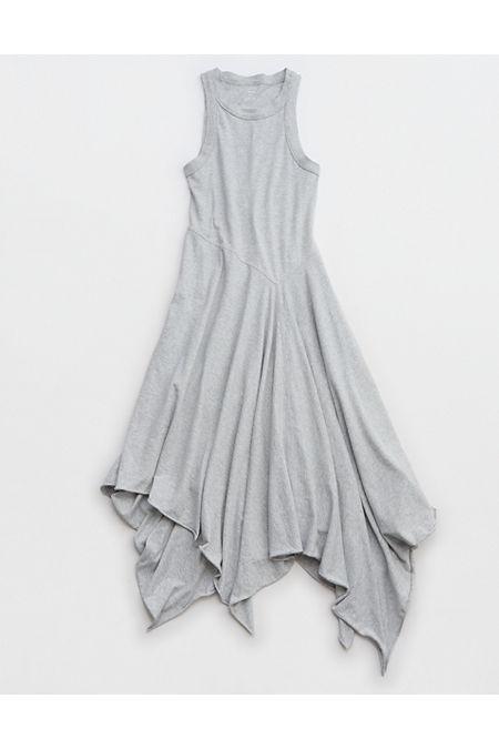 Aerie Tank Asymmetric Midi Dress Women's Product Image