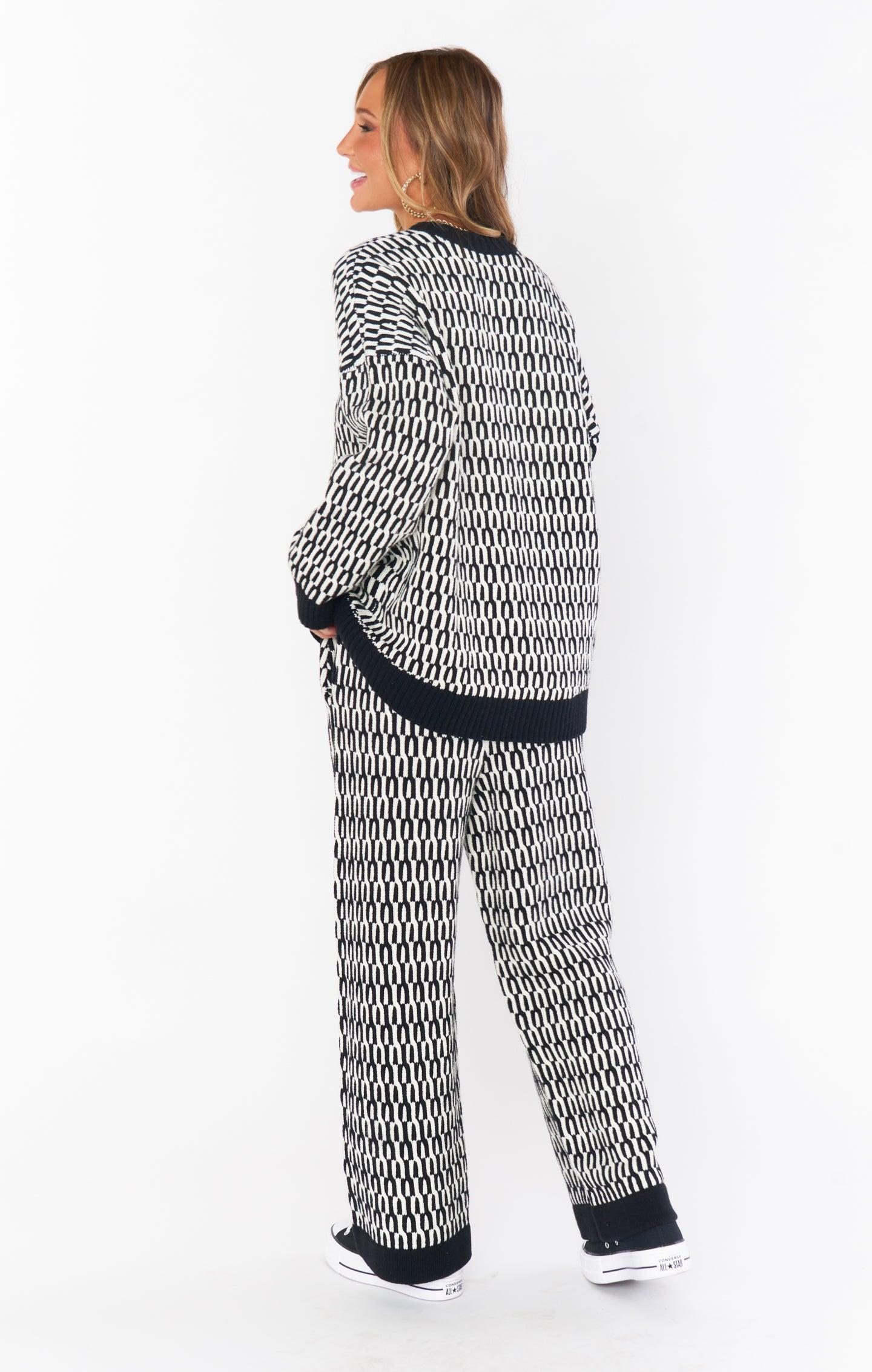 Samson Lounge Pants ~ Metro Geo Knit Product Image