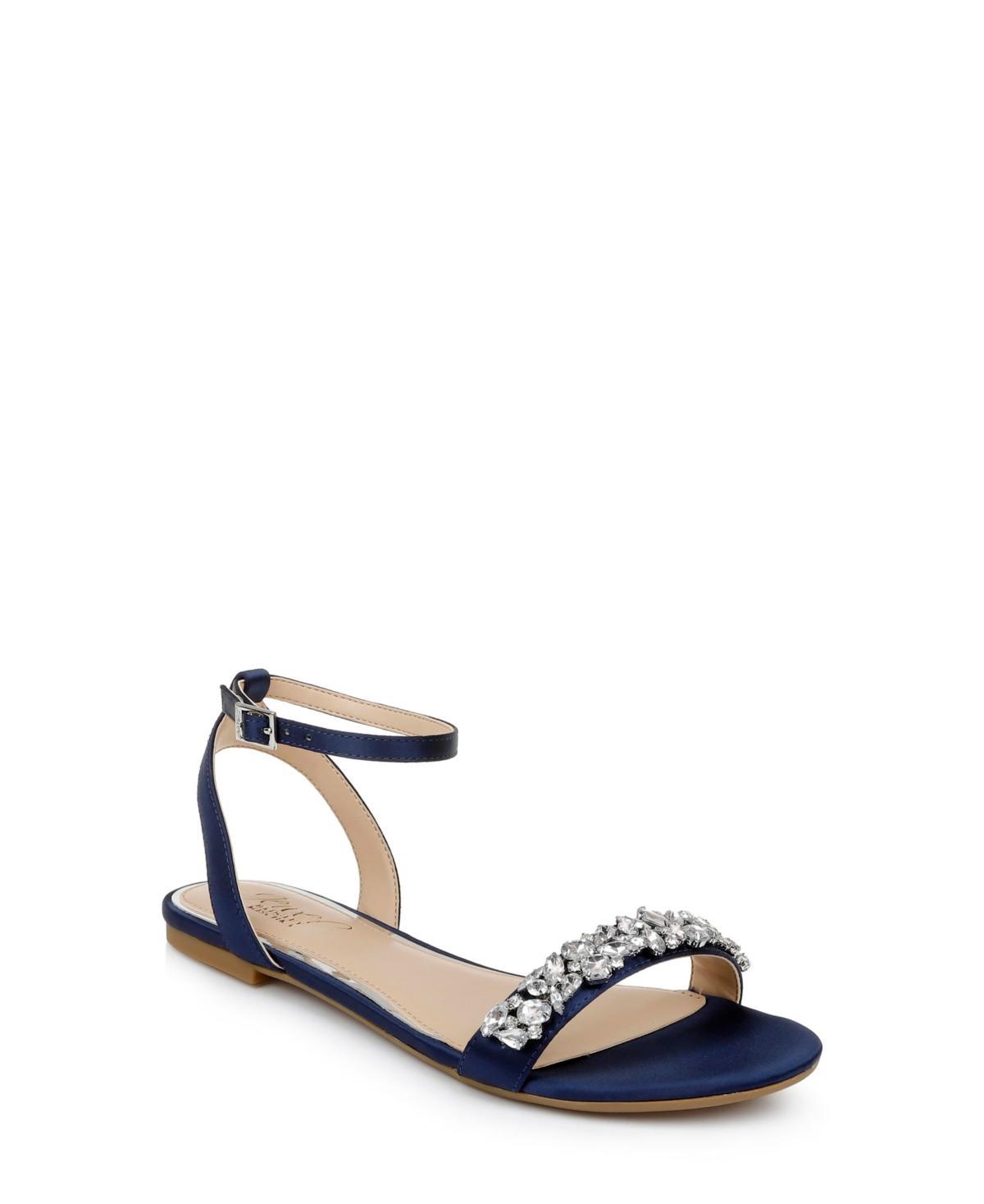 Jewel Badgley Mischka Womens Ohara Flat Evening Sandals Product Image