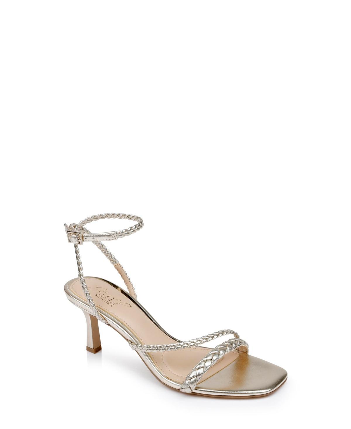 Jewel Badgley Mischka Helia Leather) Women's Sandals Product Image