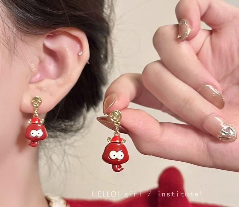 Snake Alloy Drop Earring Product Image