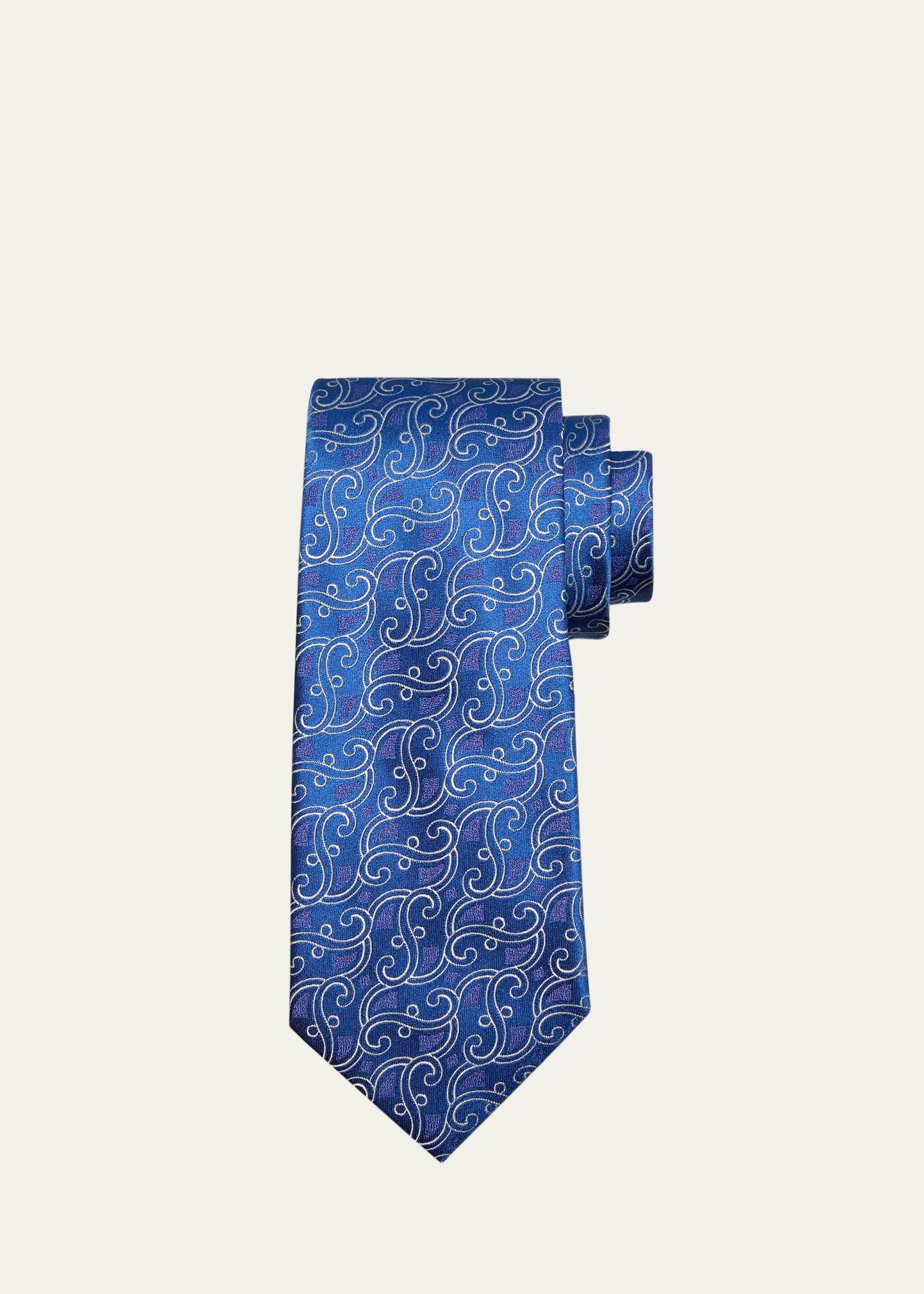 Mens Vines Silk Tie Product Image