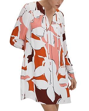 Reiss Tanya Printed Shift Dress Product Image