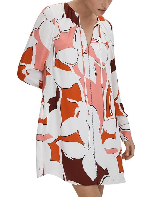 Reiss Tanya Printed Shift Dress Product Image