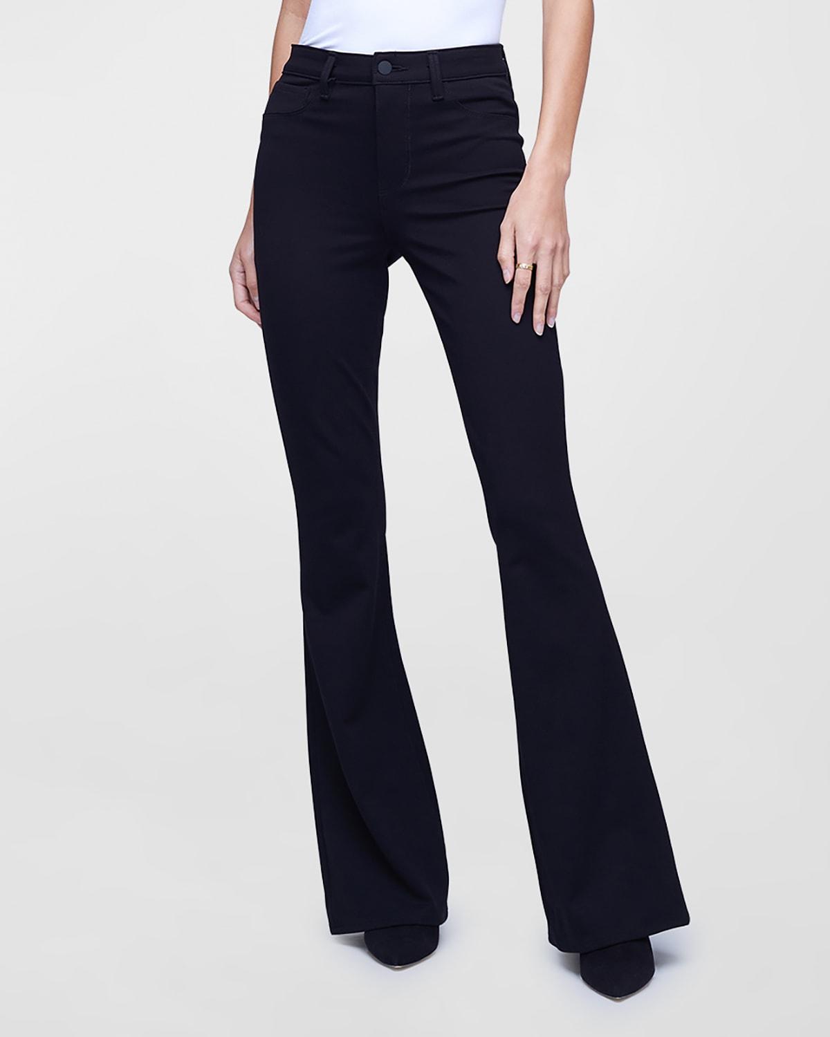 Womens Marty High-Waisted Flared Jeans Product Image