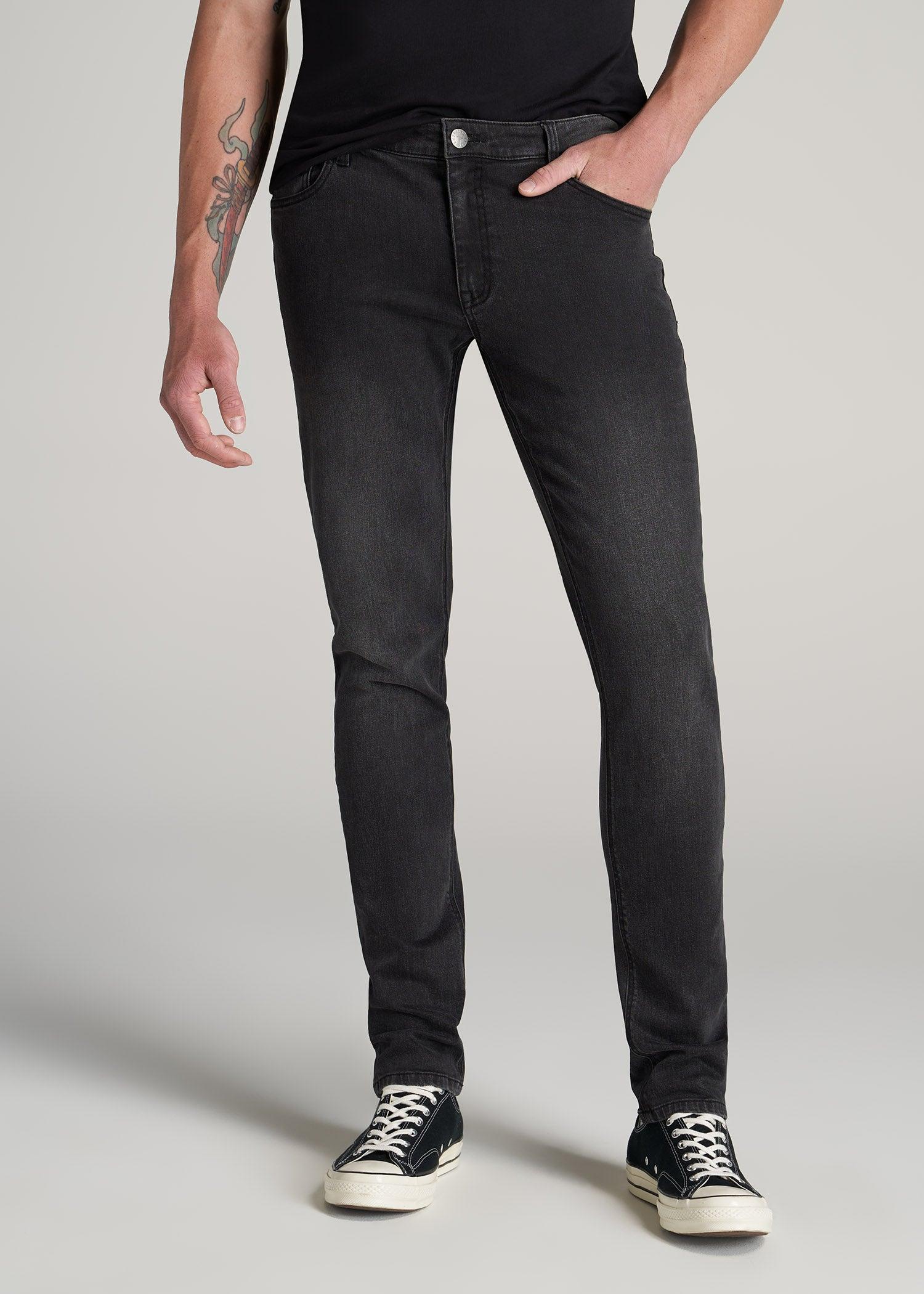 Travis SKINNY Jeans for Tall Men in Dark Smoke Male Product Image