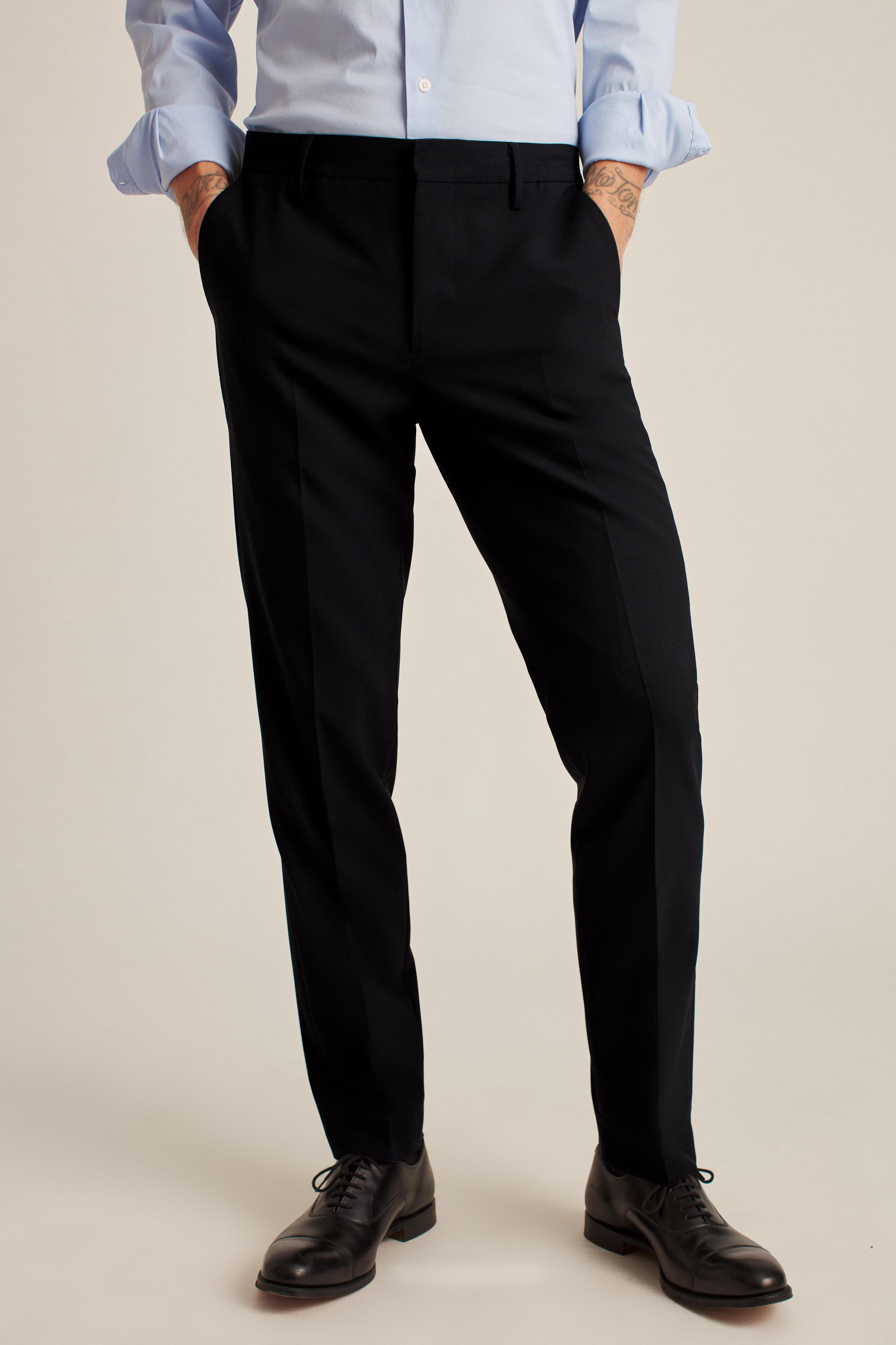 Italian Stretch Wool Dress Pants Product Image