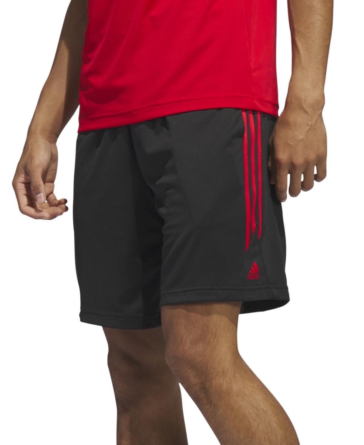 adidas Mens Legends 3-Stripes 7 Basketball Shorts - Metal Grey Product Image