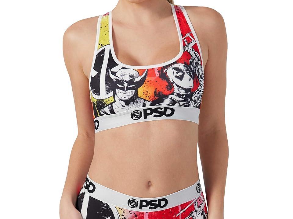 PSD Deadpool Holysnik Sport Bra (Multicolor) Women's Bra Product Image