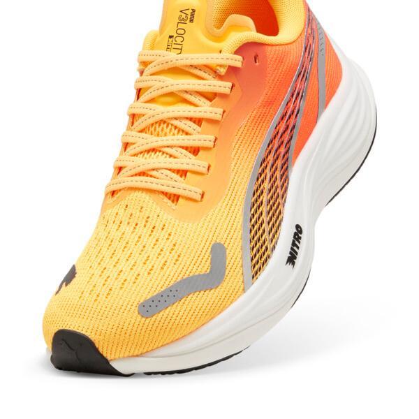 PUMA Velocity NITROâ¢ 3 FADE Women's Running Shoes in Sun Stream/Sunset Glow/White Product Image