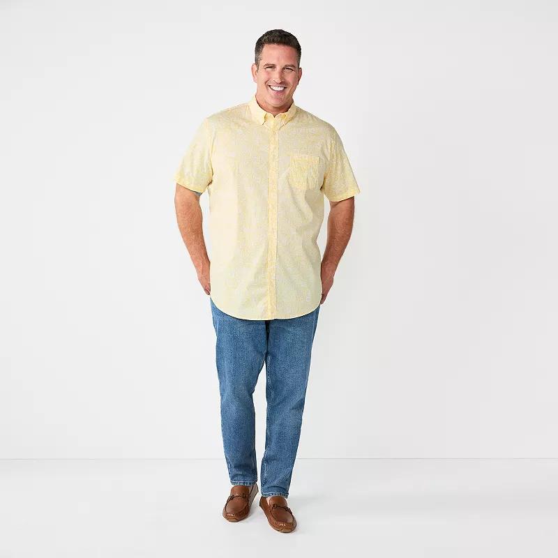 Big & Tall Sonoma Goods For Life Perfect-Length Button-Down Shirt, Mens Product Image