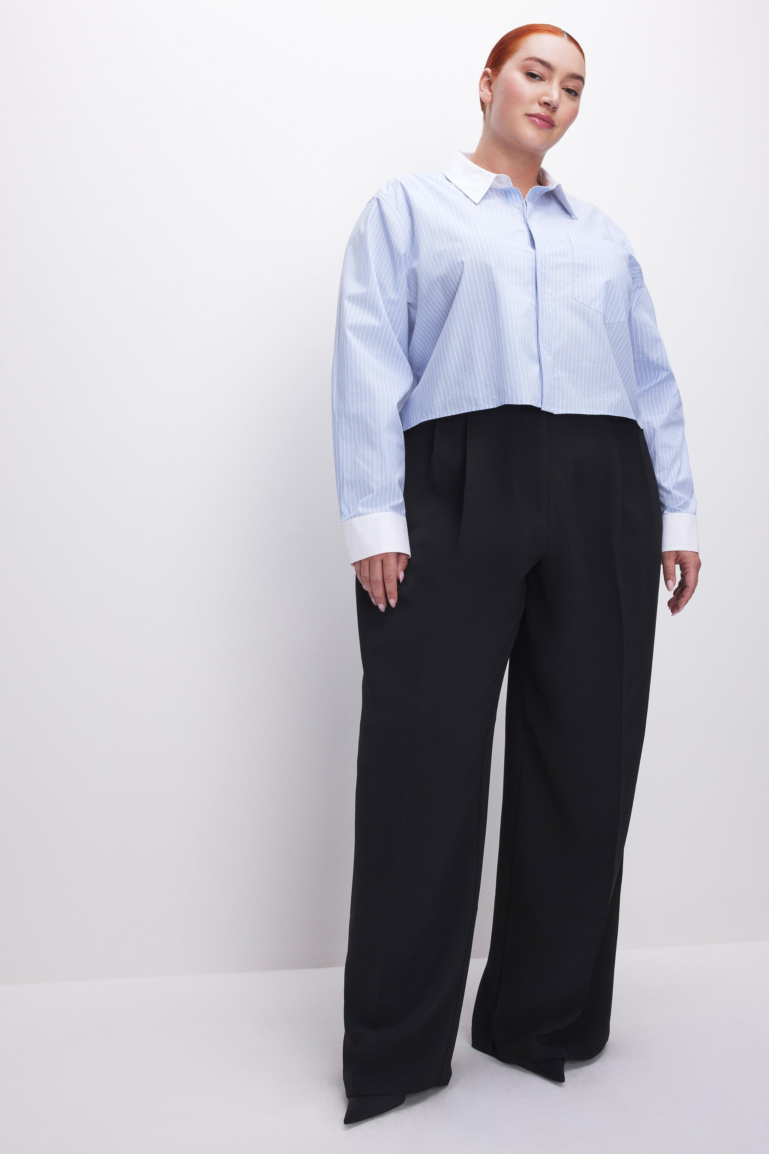 WIDE LEG TROUSERS | BLACK001 Product Image