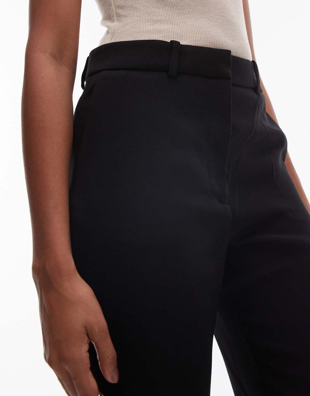 Mango tailored pants in black - part of a set Product Image