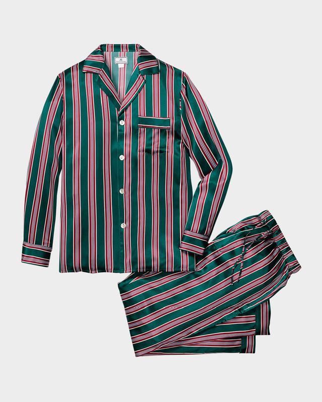 Mens Silk Pajama Set Product Image