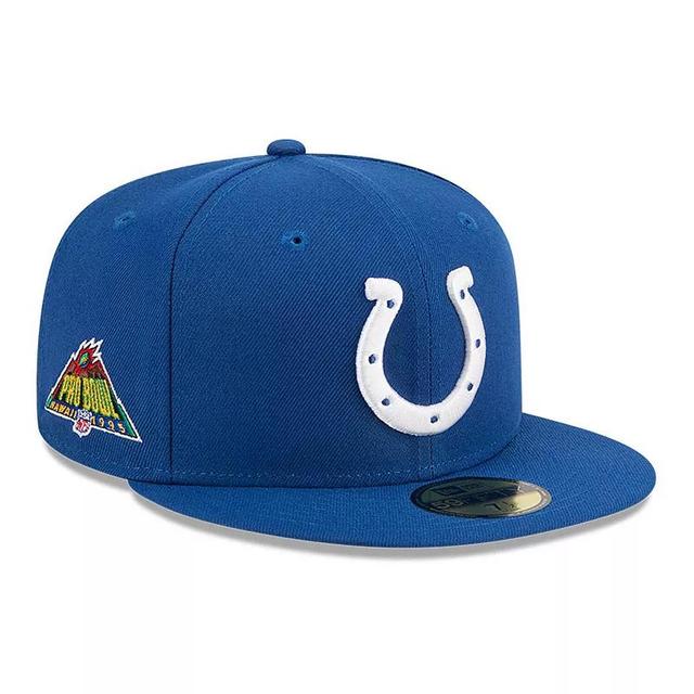 Mens New Era Royal Indianapolis Colts Main Patch 59FIFTY Fitted Hat Product Image