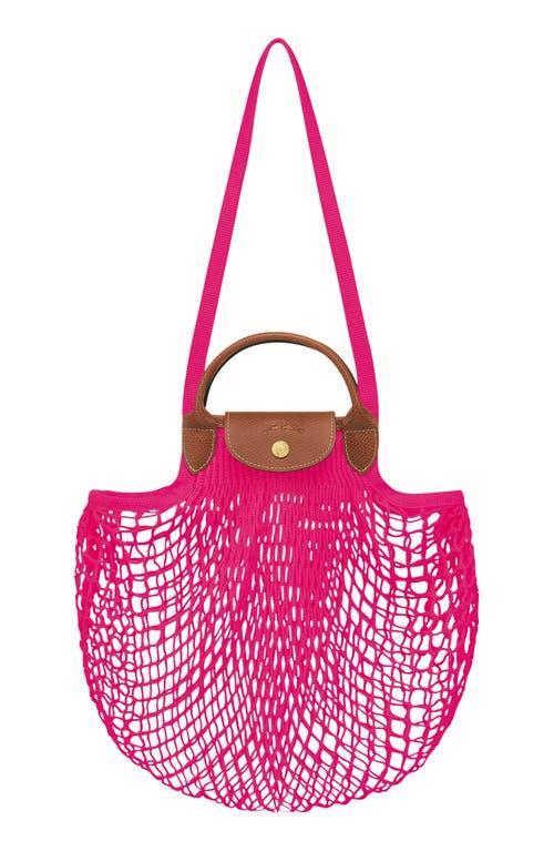 Longchamp Le Pliage Filet Knit Shoulder Bag Product Image
