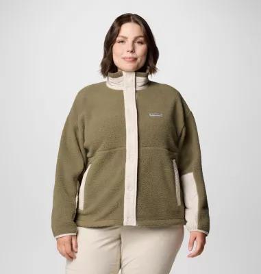 Plus Size Columbia Cloud Point Snap Fleece, Womens Product Image