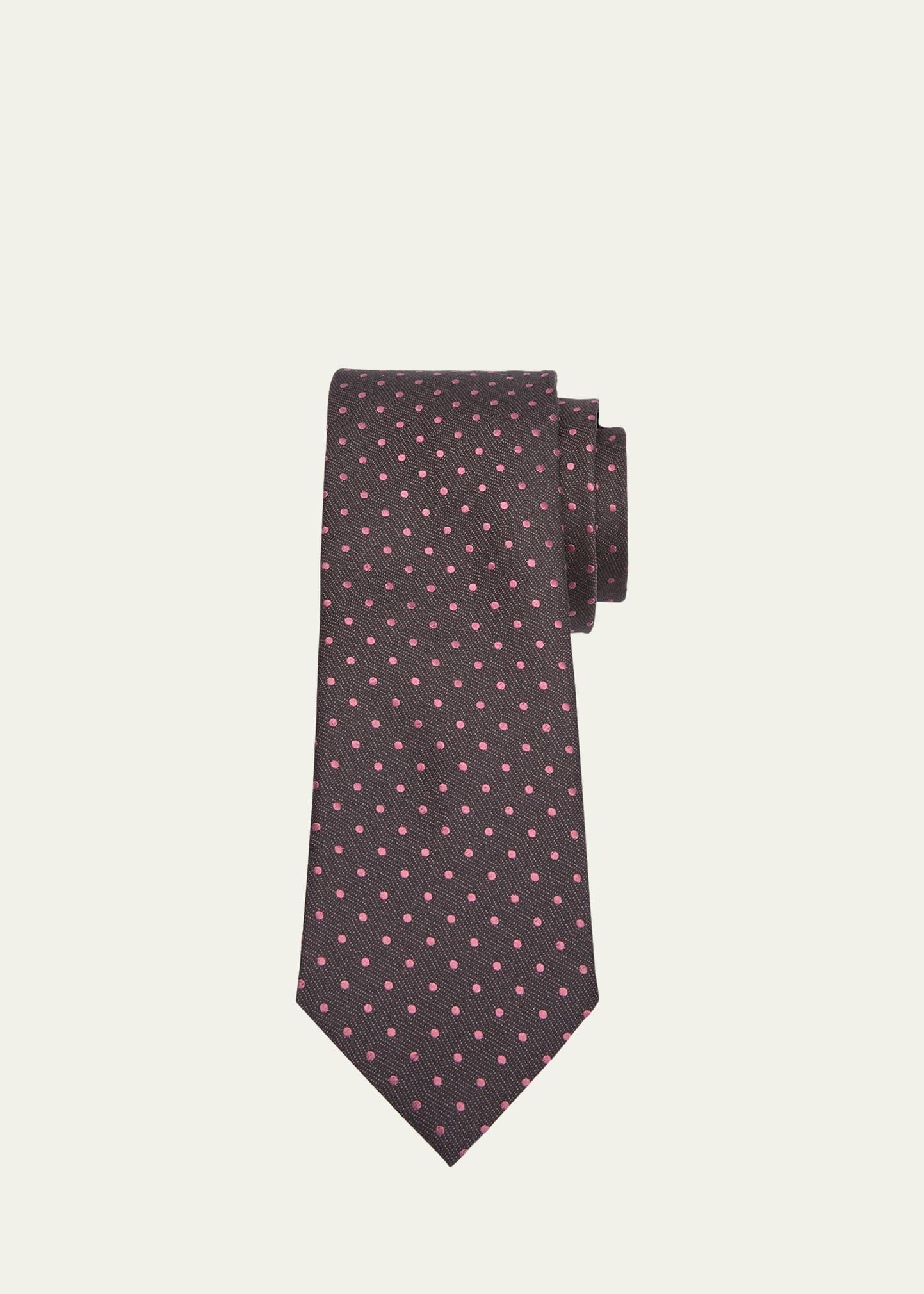 TOM FORD Dobby Dot Silk Tie Product Image