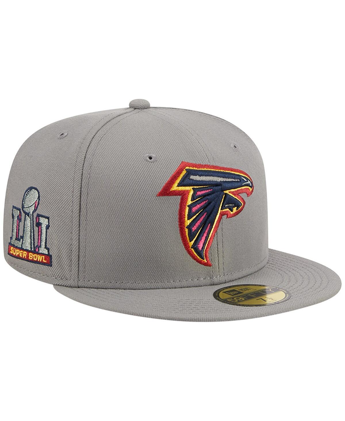 Mens New Era Gray Atlanta Falcons Color Pack 59FIFTY Fitted Hat Product Image