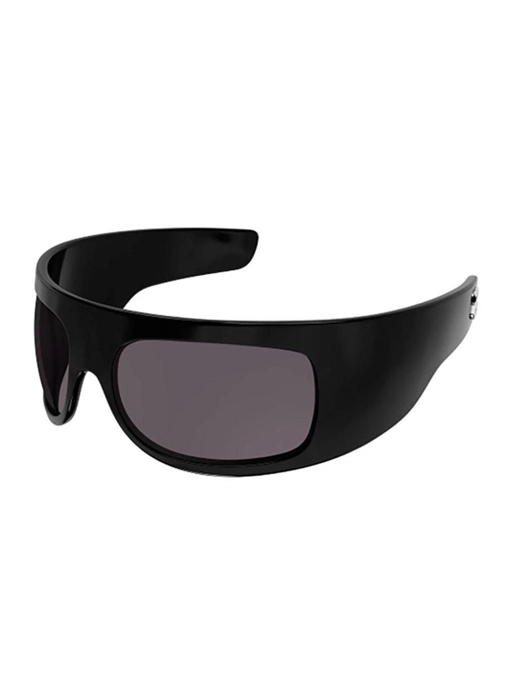 GUCCI Gg1633s Mask Acetate Sunglasses In Black / Grey Product Image