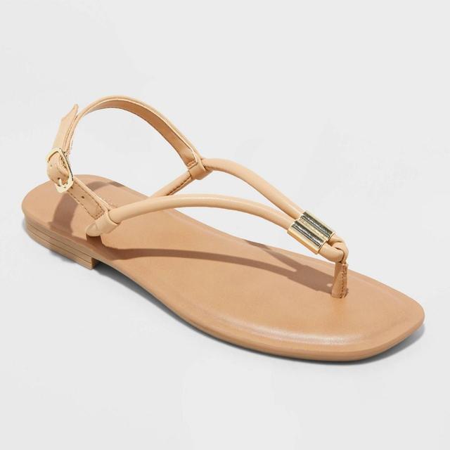 Womens Petra Thong Sandals - Universal Thread Tan Product Image