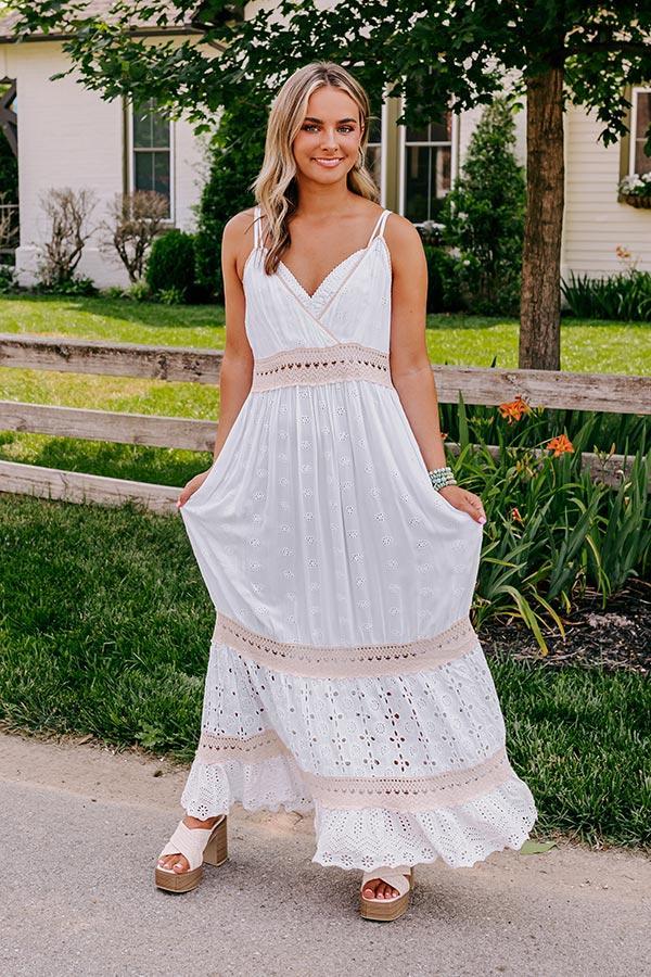 Falling For Bali Eyelet Maxi Product Image