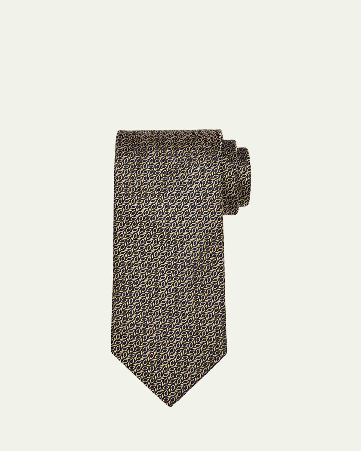 Mens Vine Woven Silk Tie Product Image