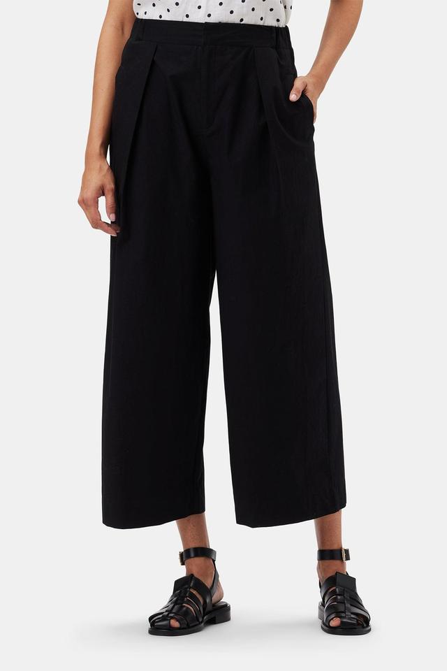 Sammy Organic Cotton Poplin Pant - Black Product Image