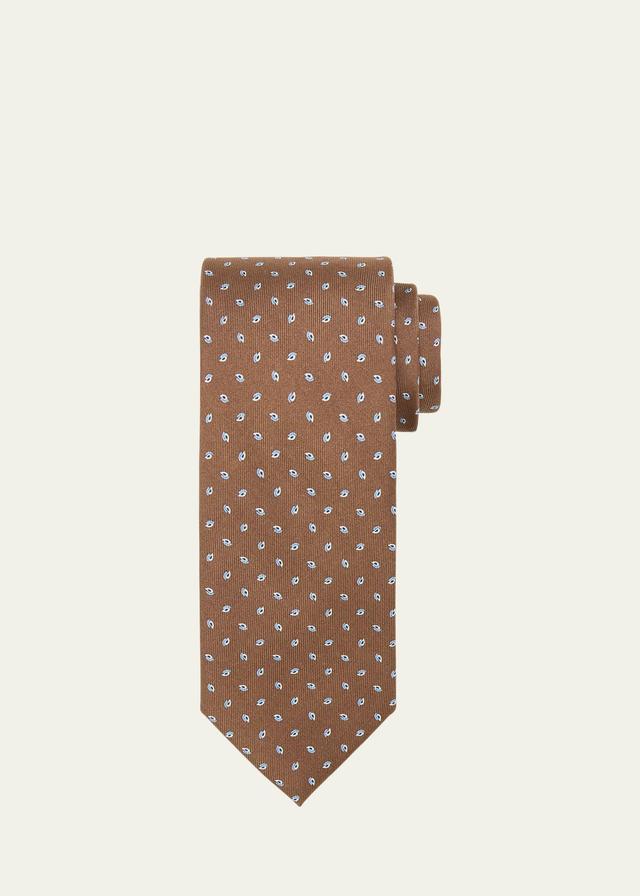 Mens Micro-Paisley Silk Tie Product Image