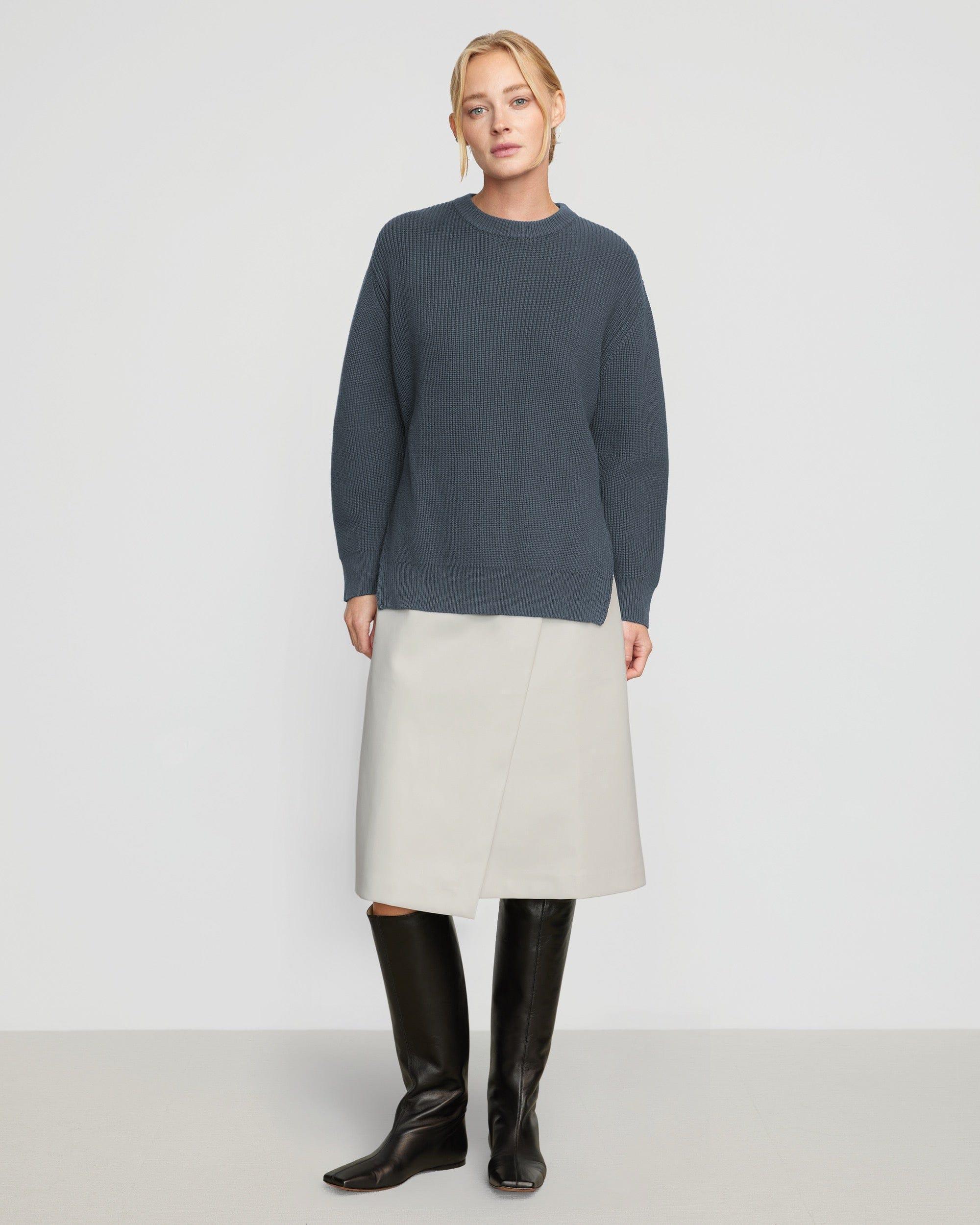 Tate Organic Cotton Side-Zip Sweater Product Image