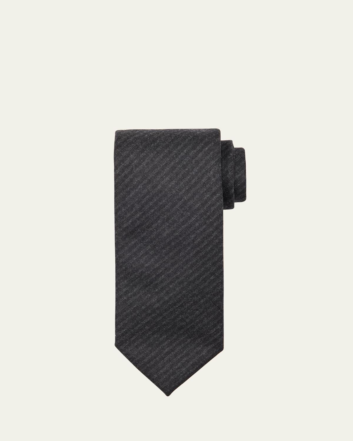 Mens Micro-Box Pattern Silk Tie Product Image