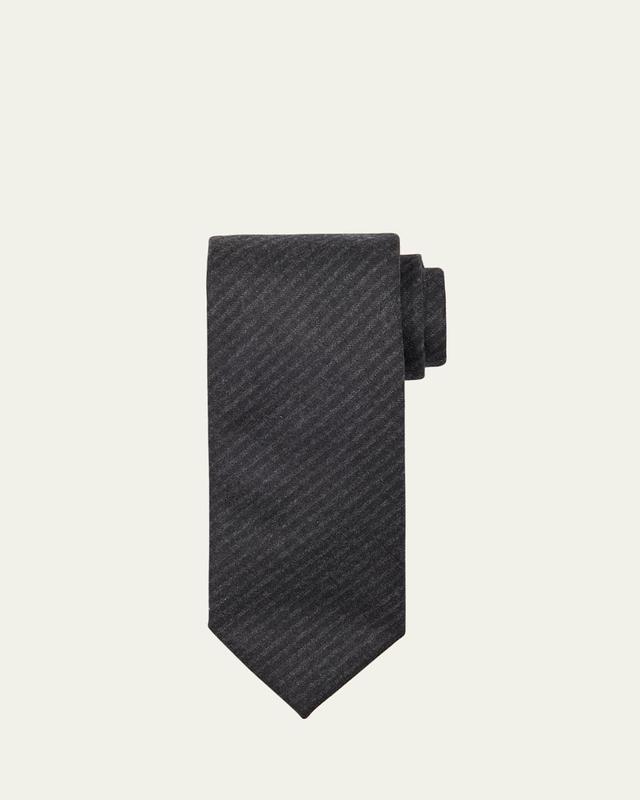 Mens Tonal Pinstripe Silk Tie Product Image