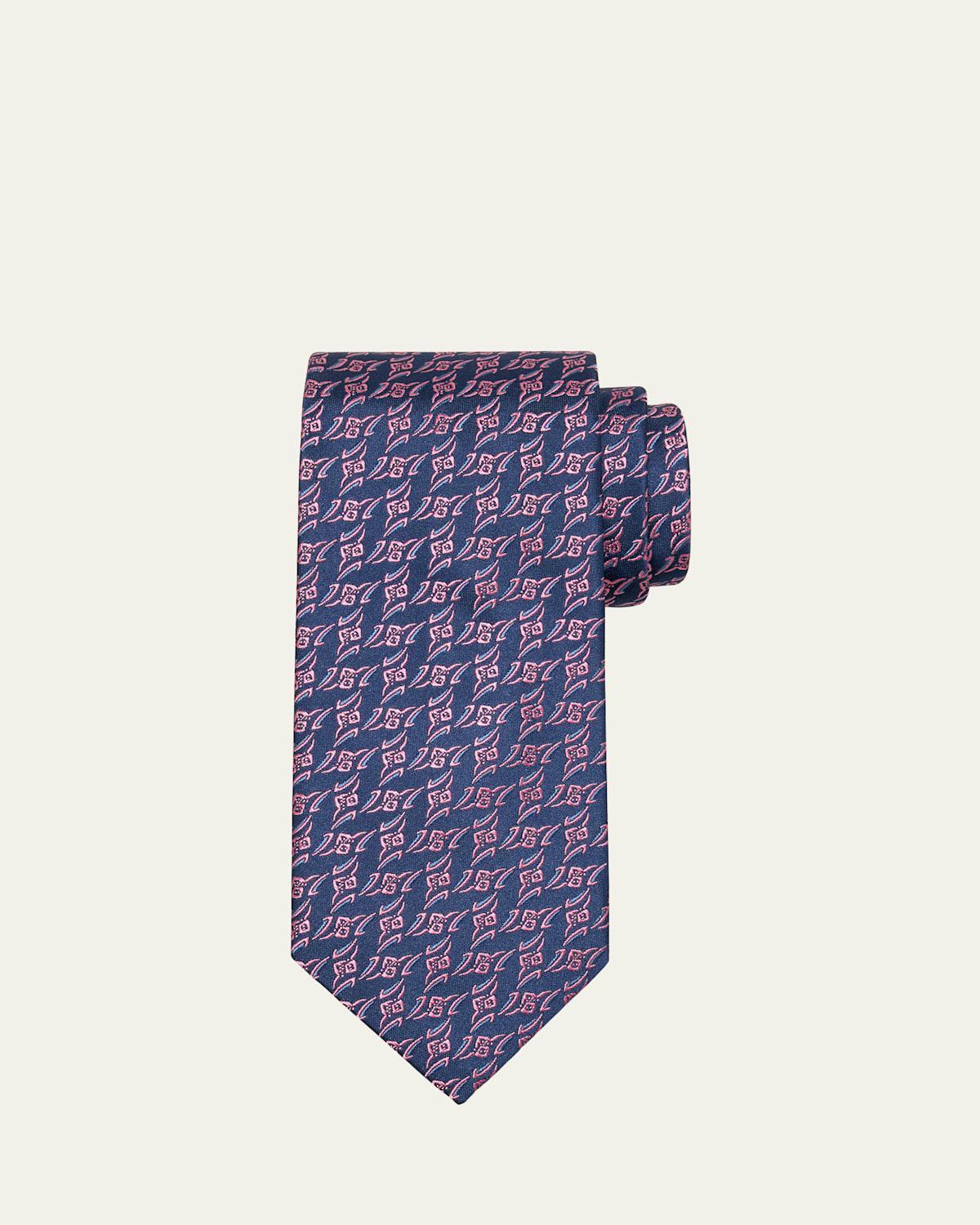 Mens Woven Grass Silk Tie Product Image